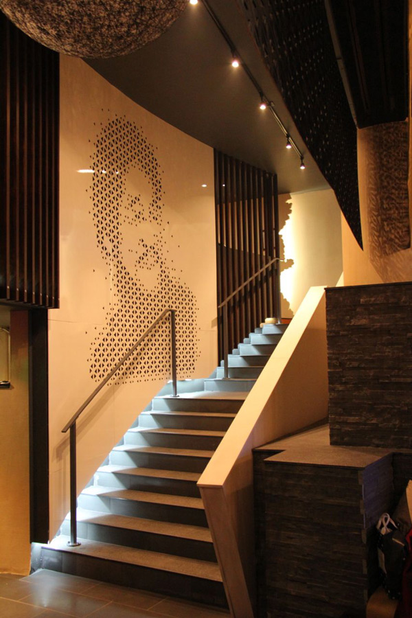 Stairway to Benihana Restaurant at Chelsea, London