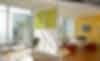 Well lit meeting and working areas.