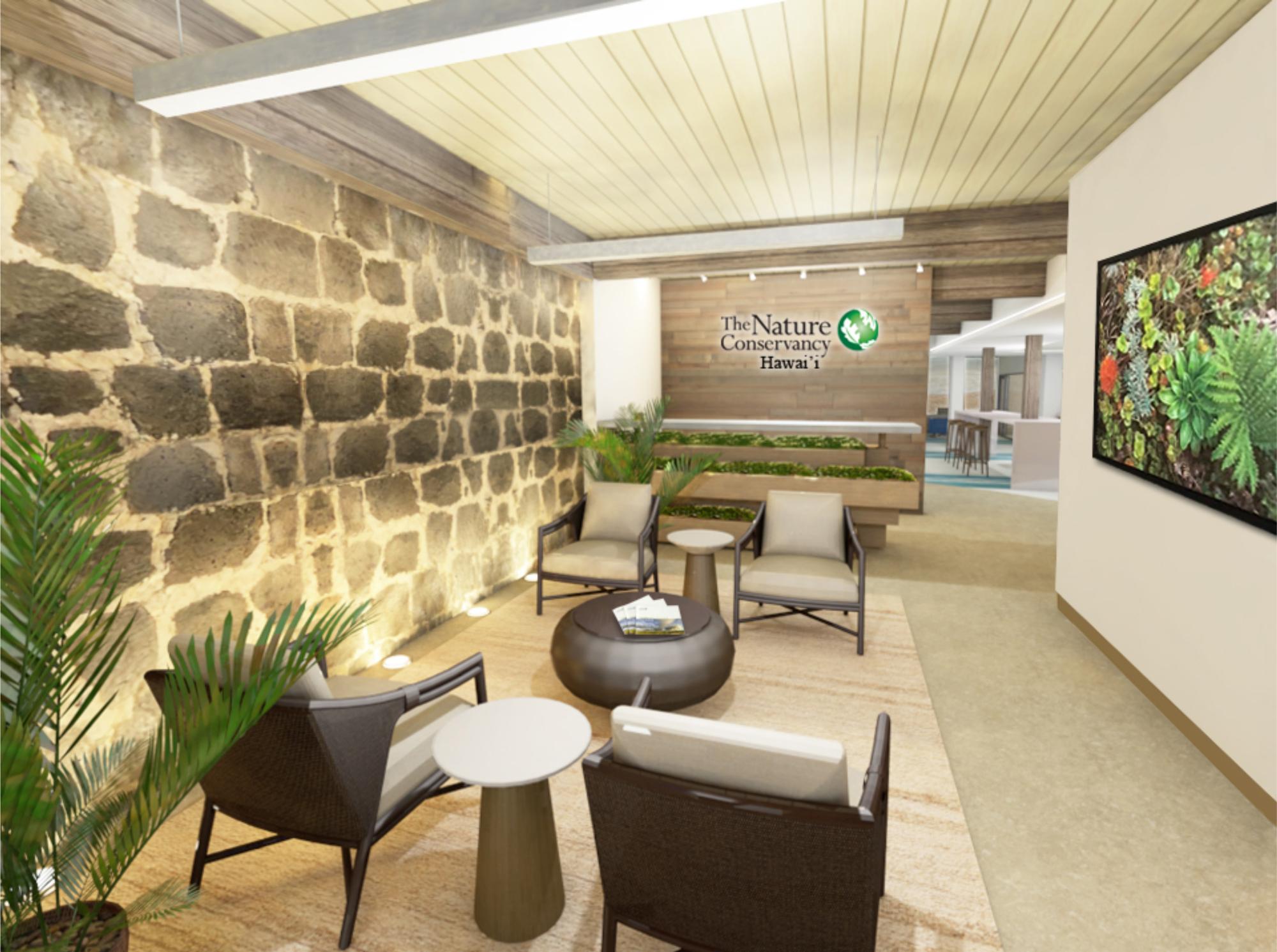 Rendering of meeting area