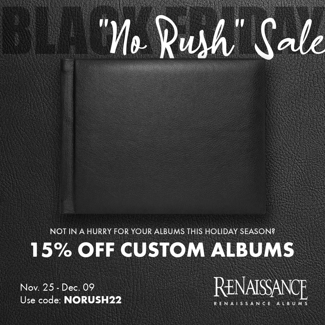 Renaissance Albums Black Friday photography sale
