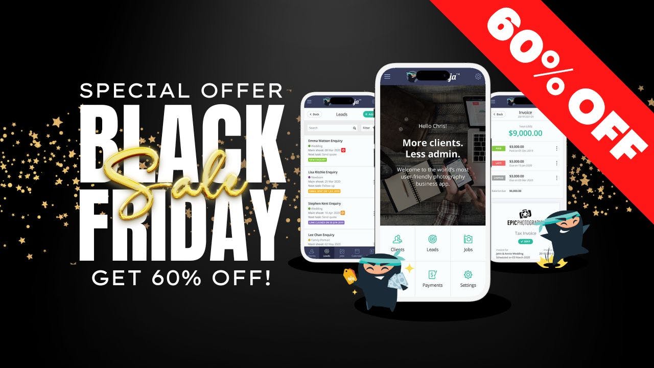 Studio Ninja Black Friday photography deals