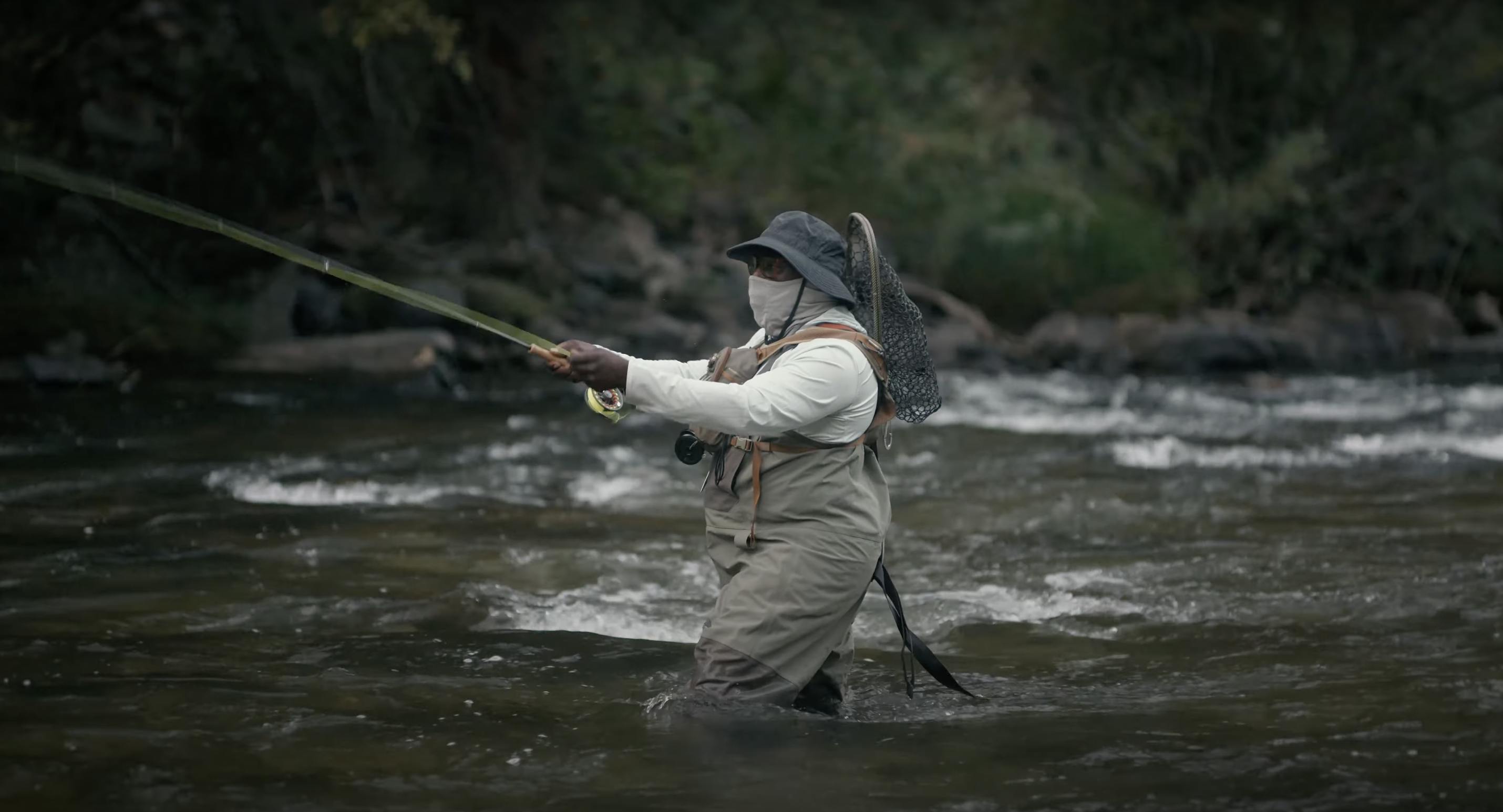 Adonye Jaja fly fishing