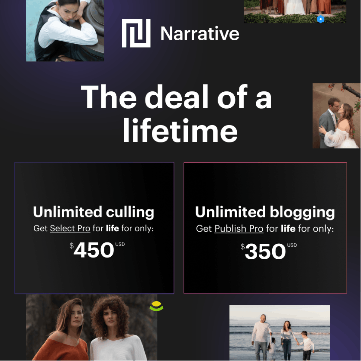 Narrative Lifetime discount