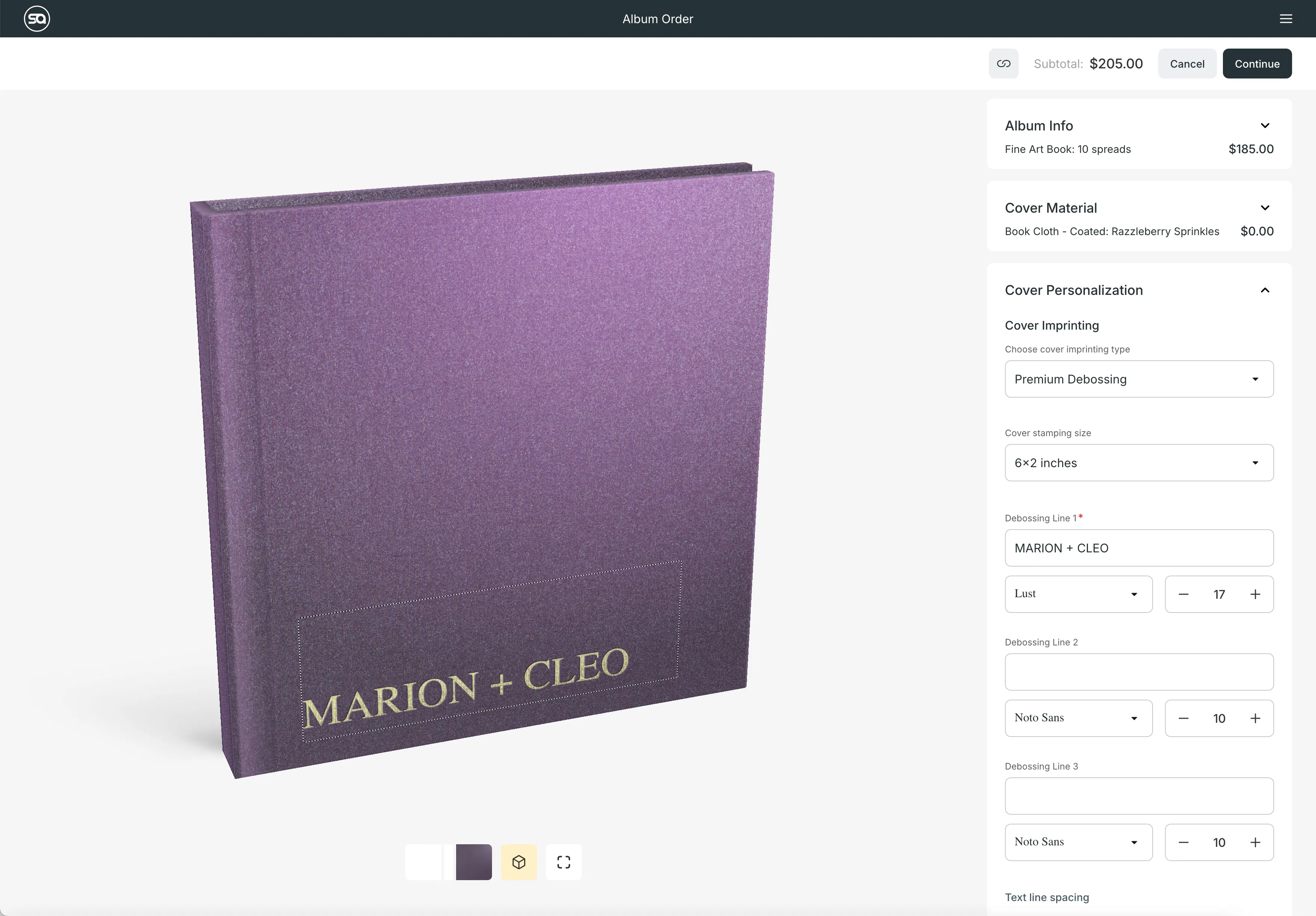 3D Preview of the new Cover Designer