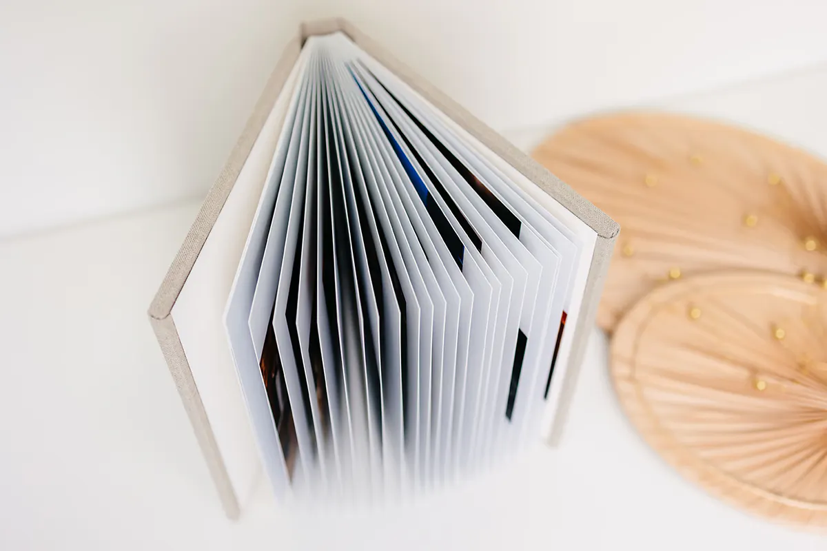 QT Albums Thick Layflat Pages with a Linen cover