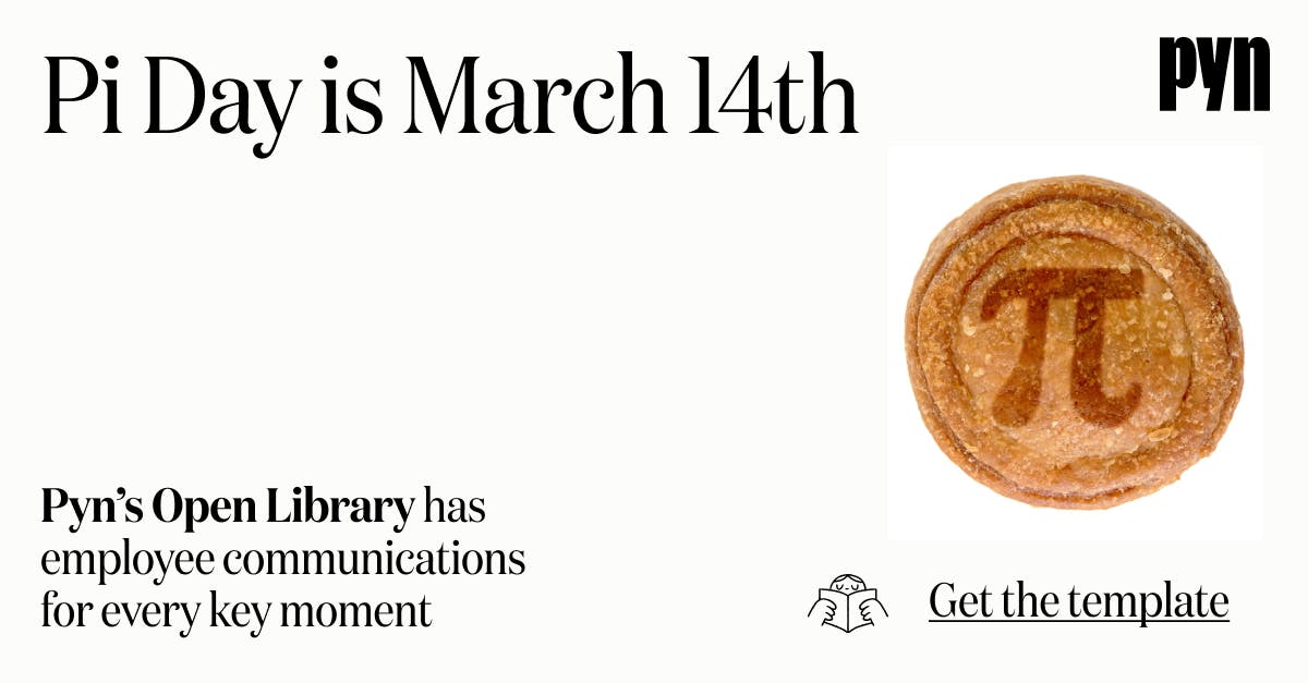 March 14th is Pi Day