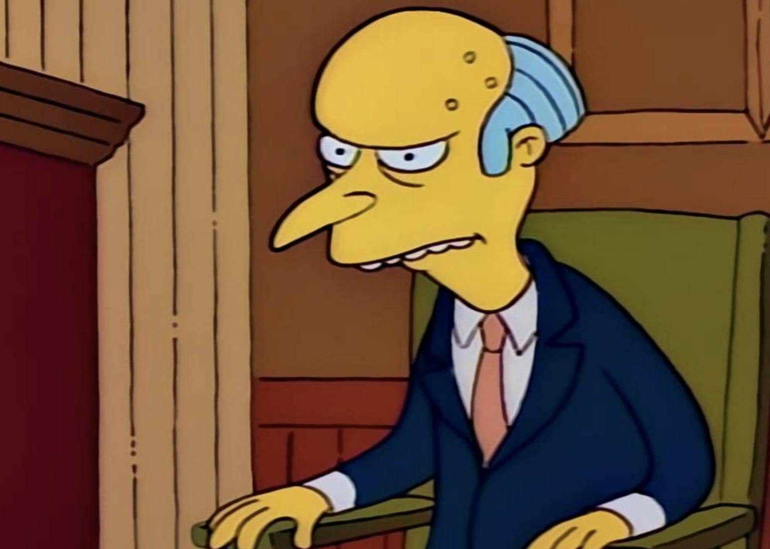 Mr. Burns from The Simpsons