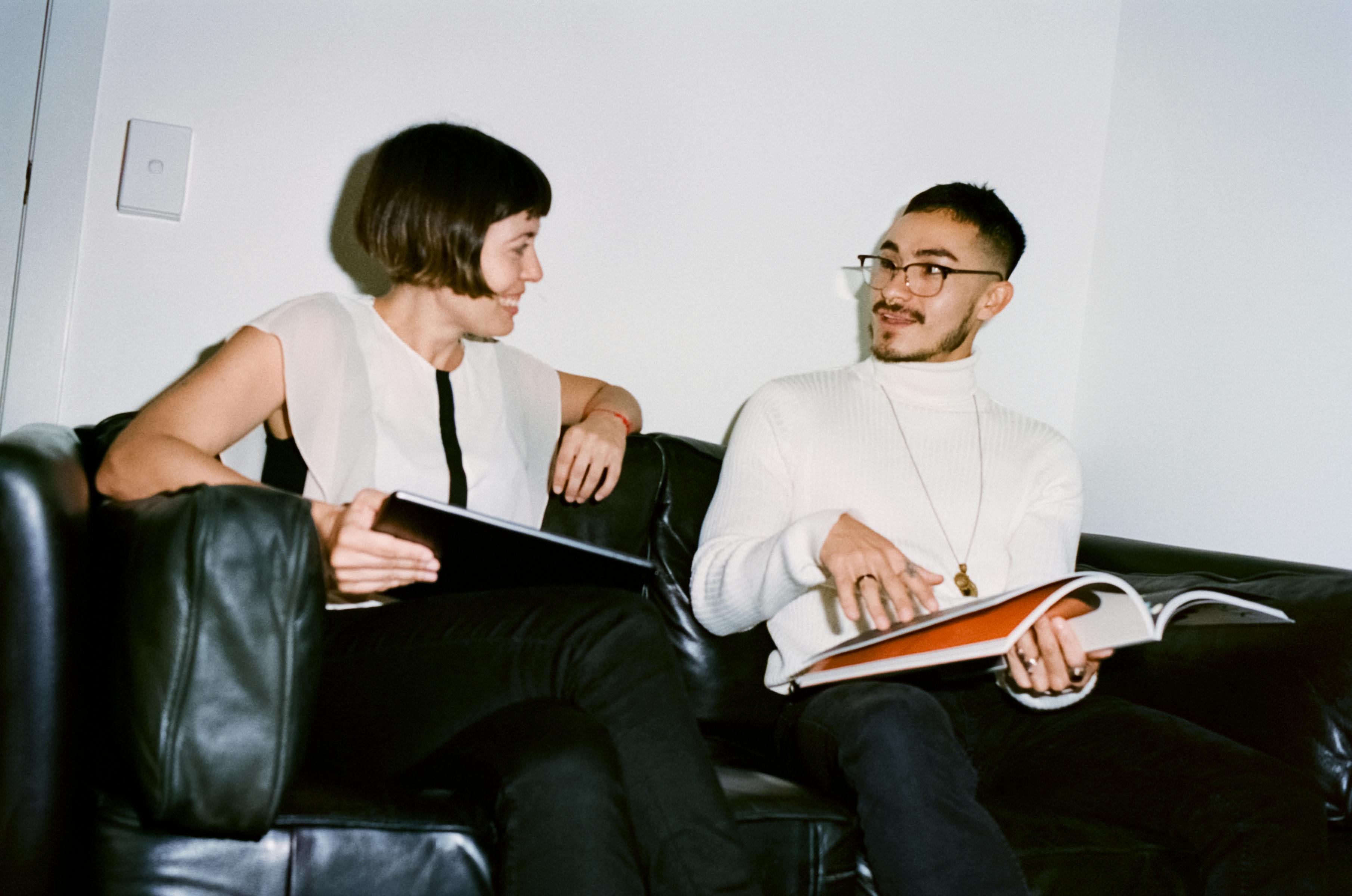 coworkers in an office