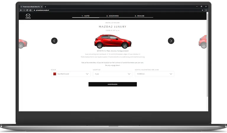 Mazda private lease website