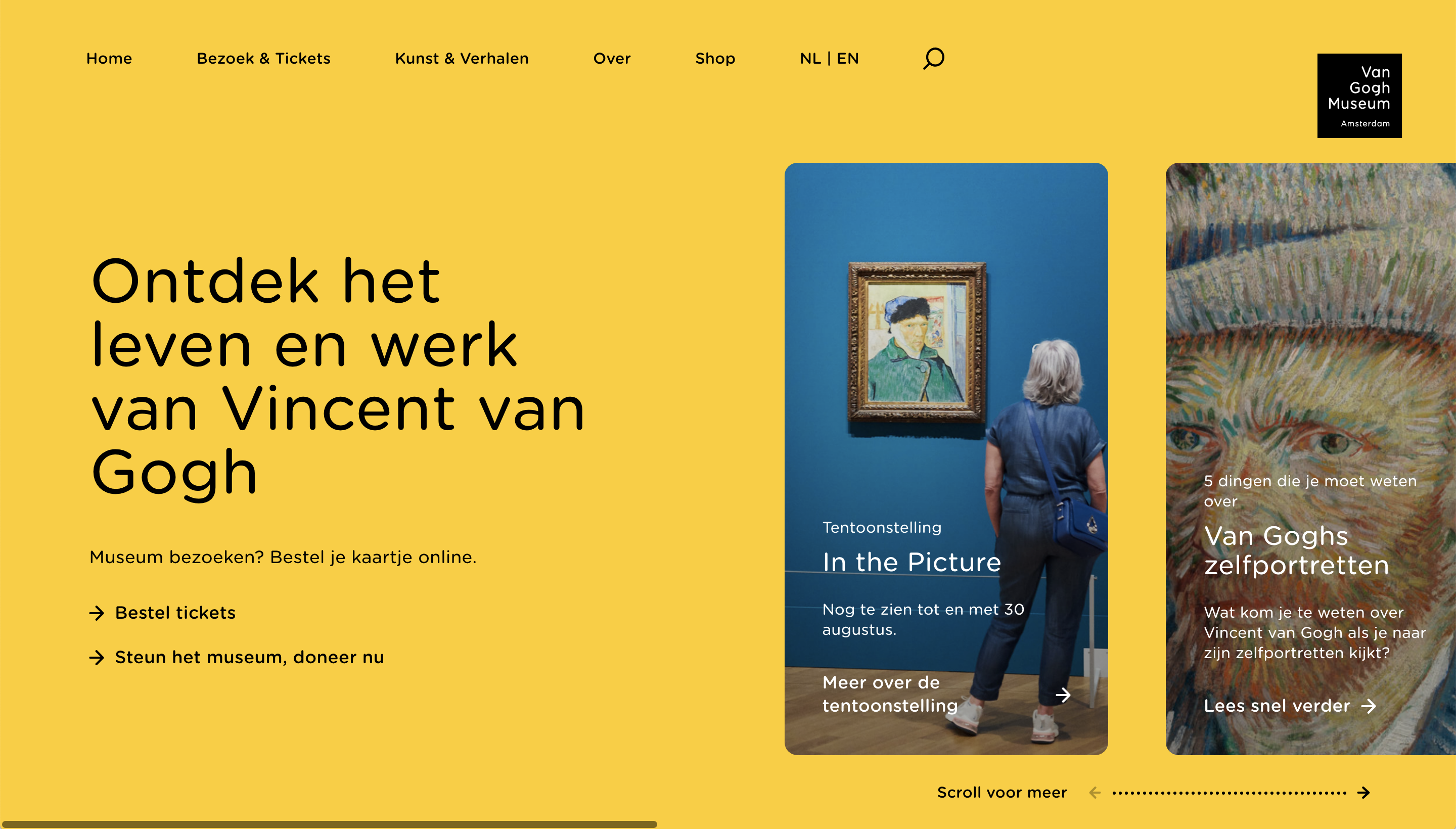 van gogh museum website