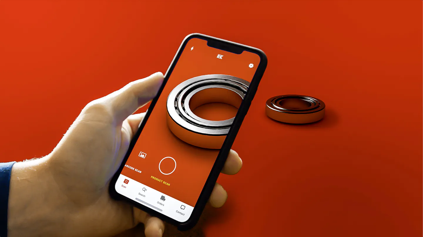 AI-productherkenning in de Kramp-app