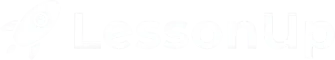 Logo LessonUp (wit)