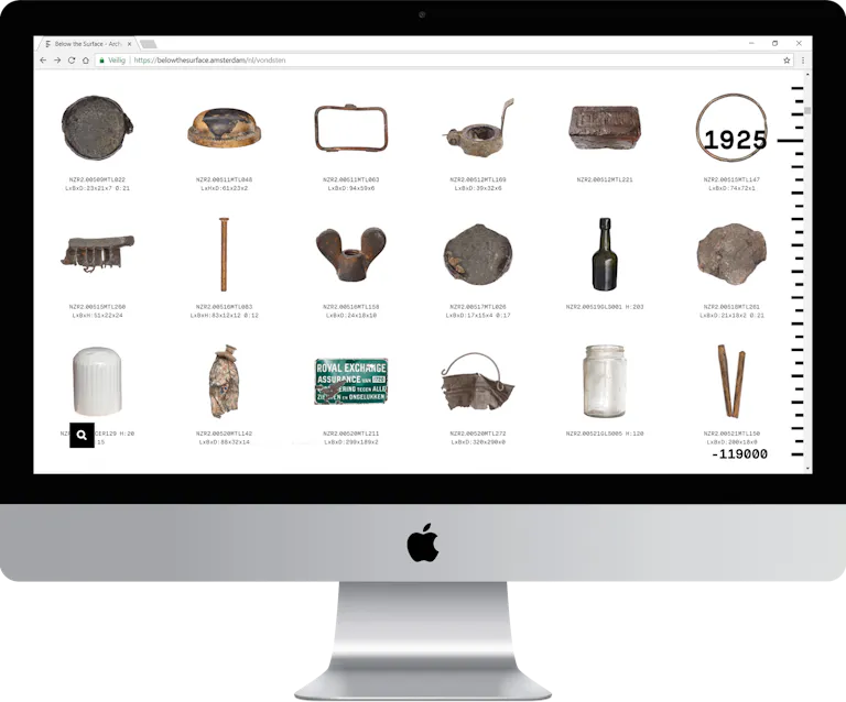 De website van Below the Surface Amsterdam