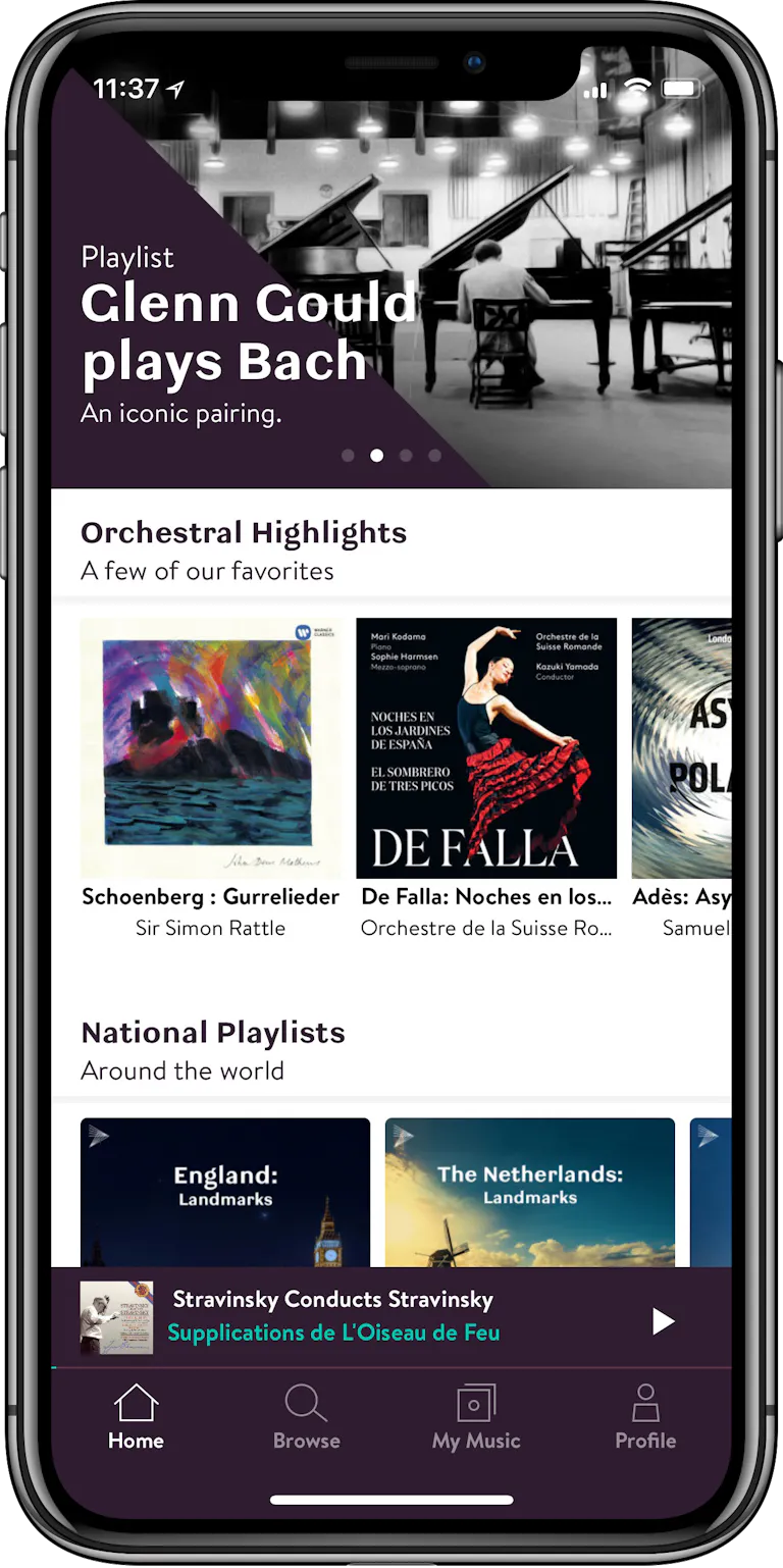 Primephonic iPhone app