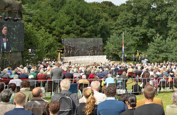 Remembrance Ceremony at the Indies Monument in The Hague