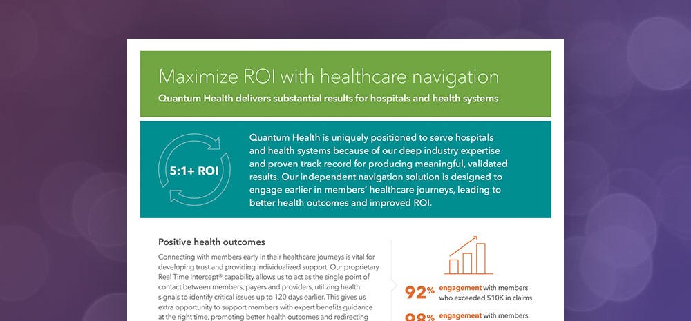Maximize ROI with healthcare navigation