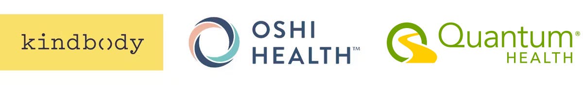 kind body logo, oshi health logo, Quantum Health logo