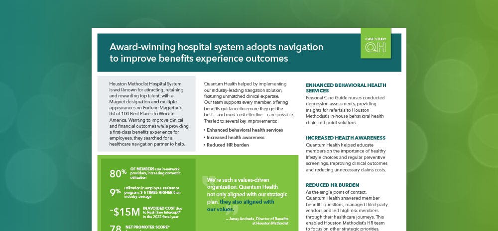 Case study: Navigation improves member experience for Houston Methodist