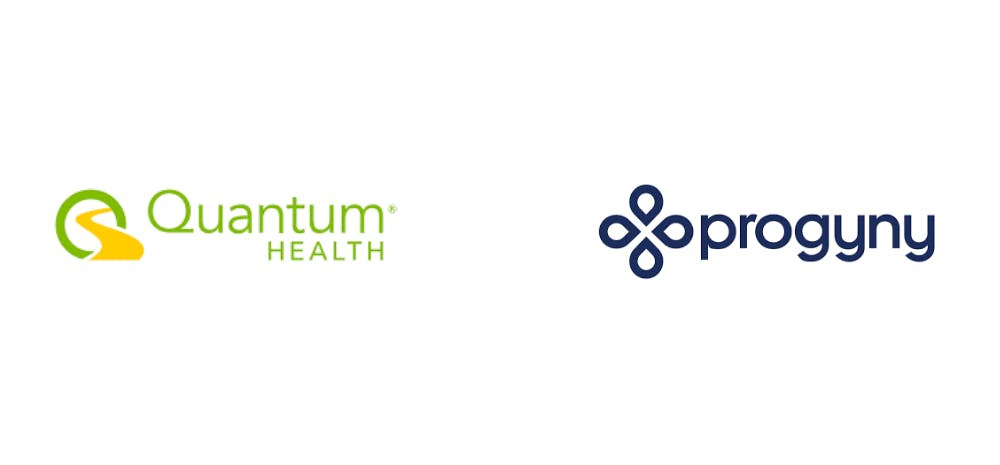 Quantum Health and Progyny logos