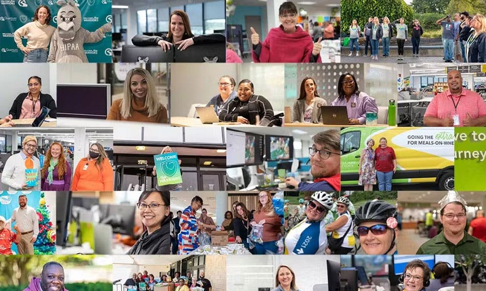 Healthcare warrior collage