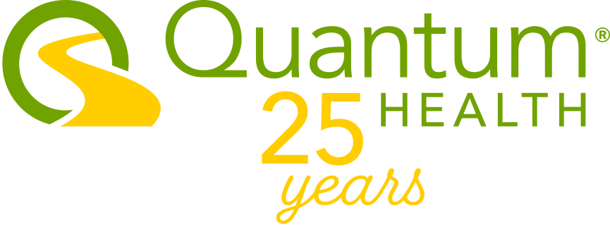 Quantum Health 25 years logo
