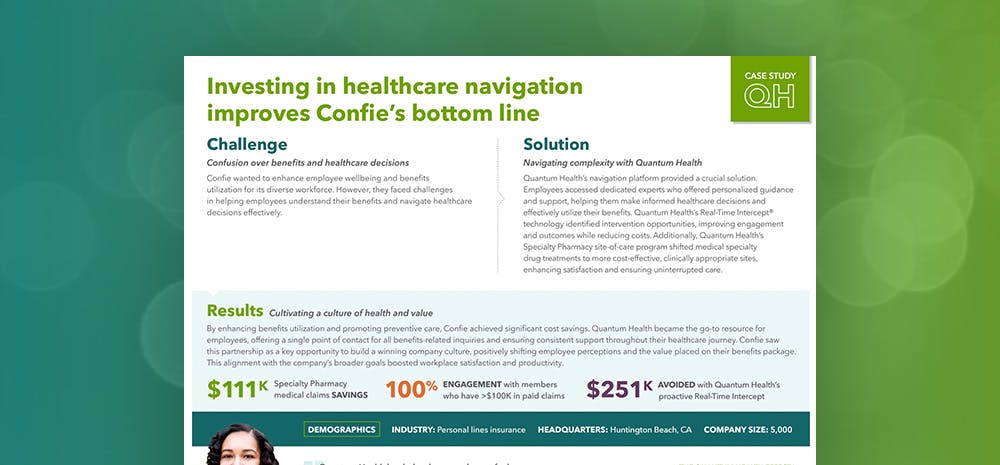Quantum Health - Confie Case Study