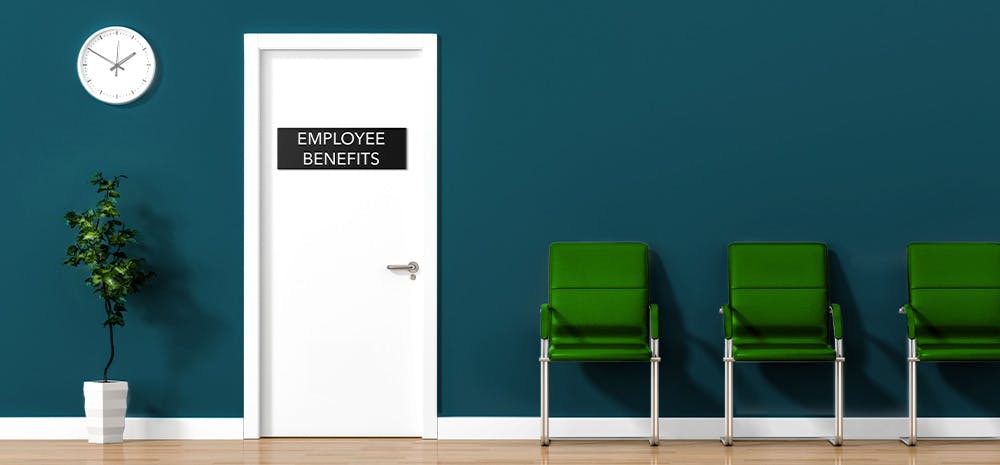 Employee Benefits door