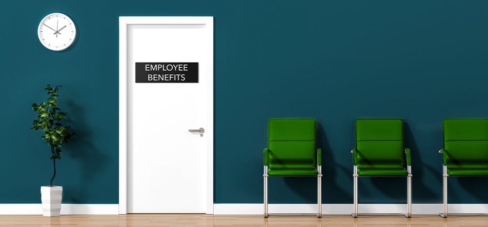 Employee Benefits door 