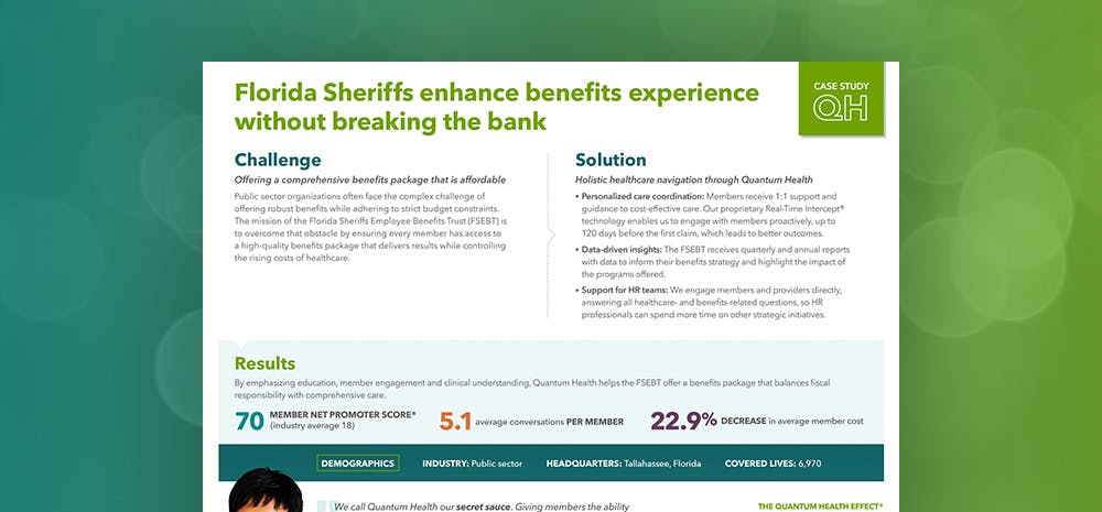 Florida Sheriffs enhance benefits experience without breaking the bank