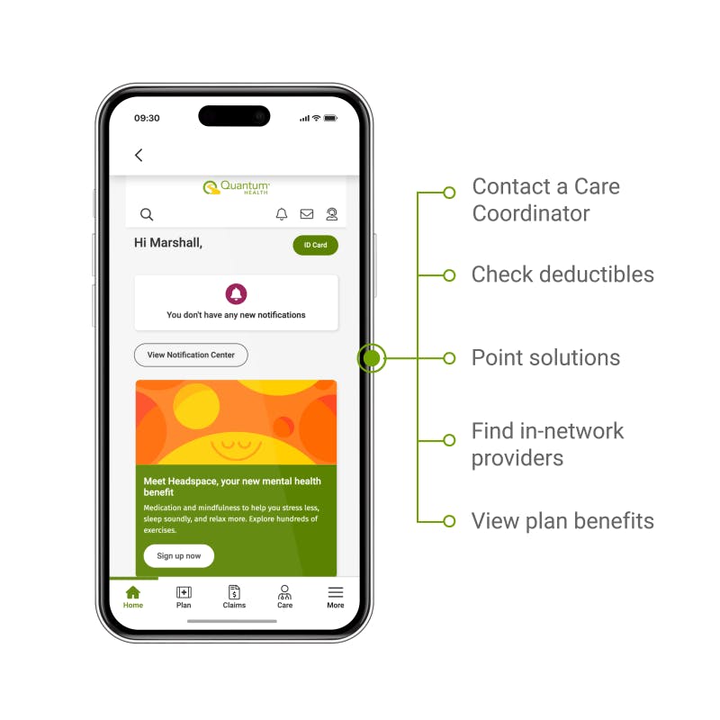 Quantum health app and its features