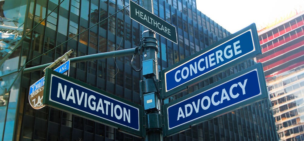 street signs in a city