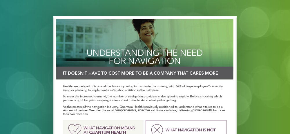 Understanding the need for navigation