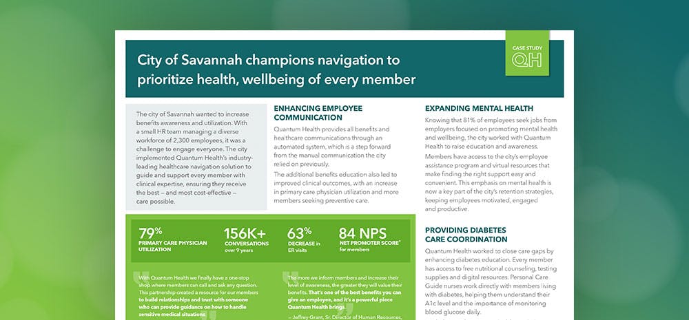 City of Savannah champions navigation to prioritize health, wellbeing of every member