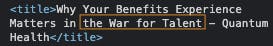 SEO Title Tab