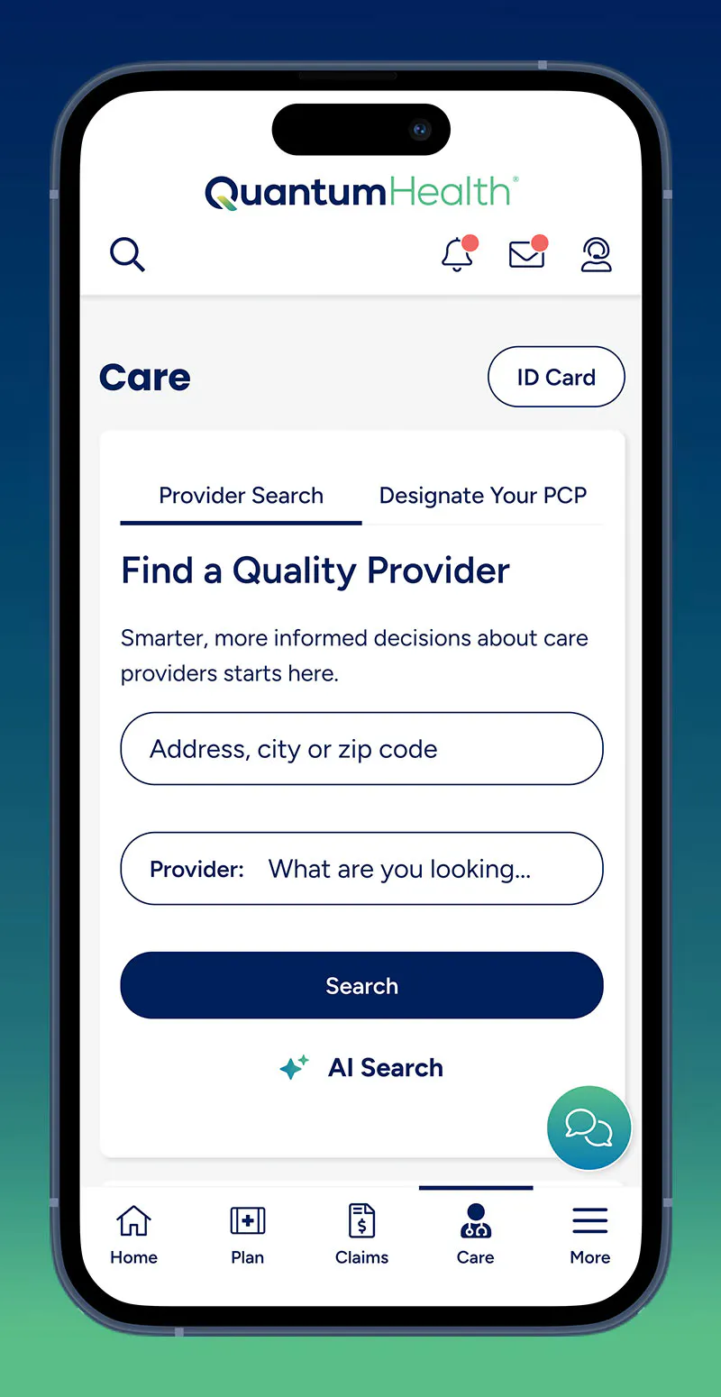 Find doctors in the app
