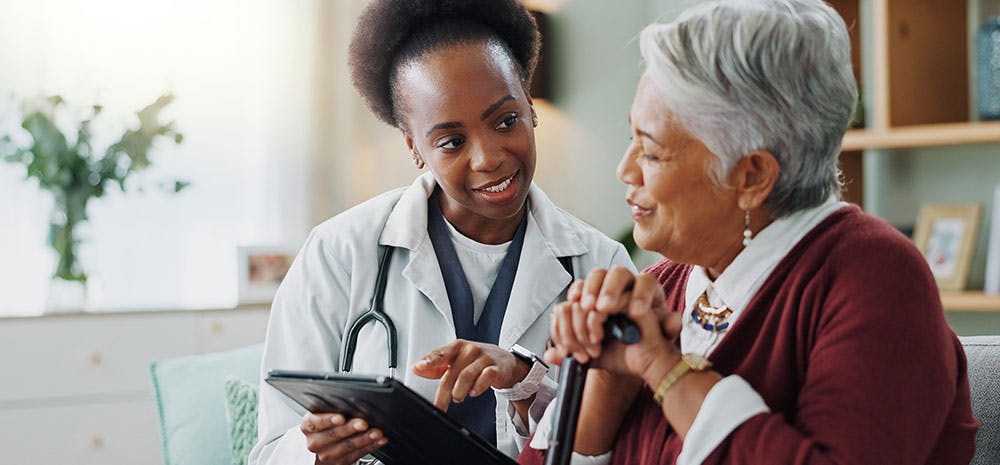 doctor helping out a patient
