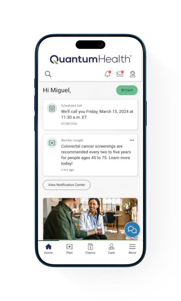 Quantum Health Check Quantum Health app for healthcare and benefits support | Quantum Health
