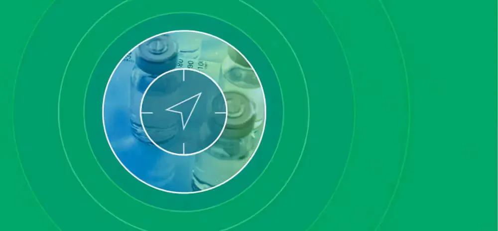 Pharmacy hero with an arror and drugs