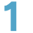 The number 1