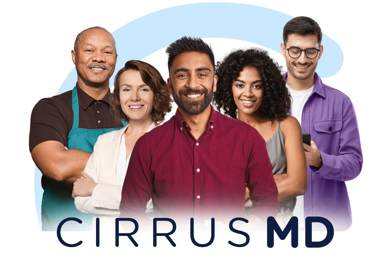 People behind CirrusMD logo