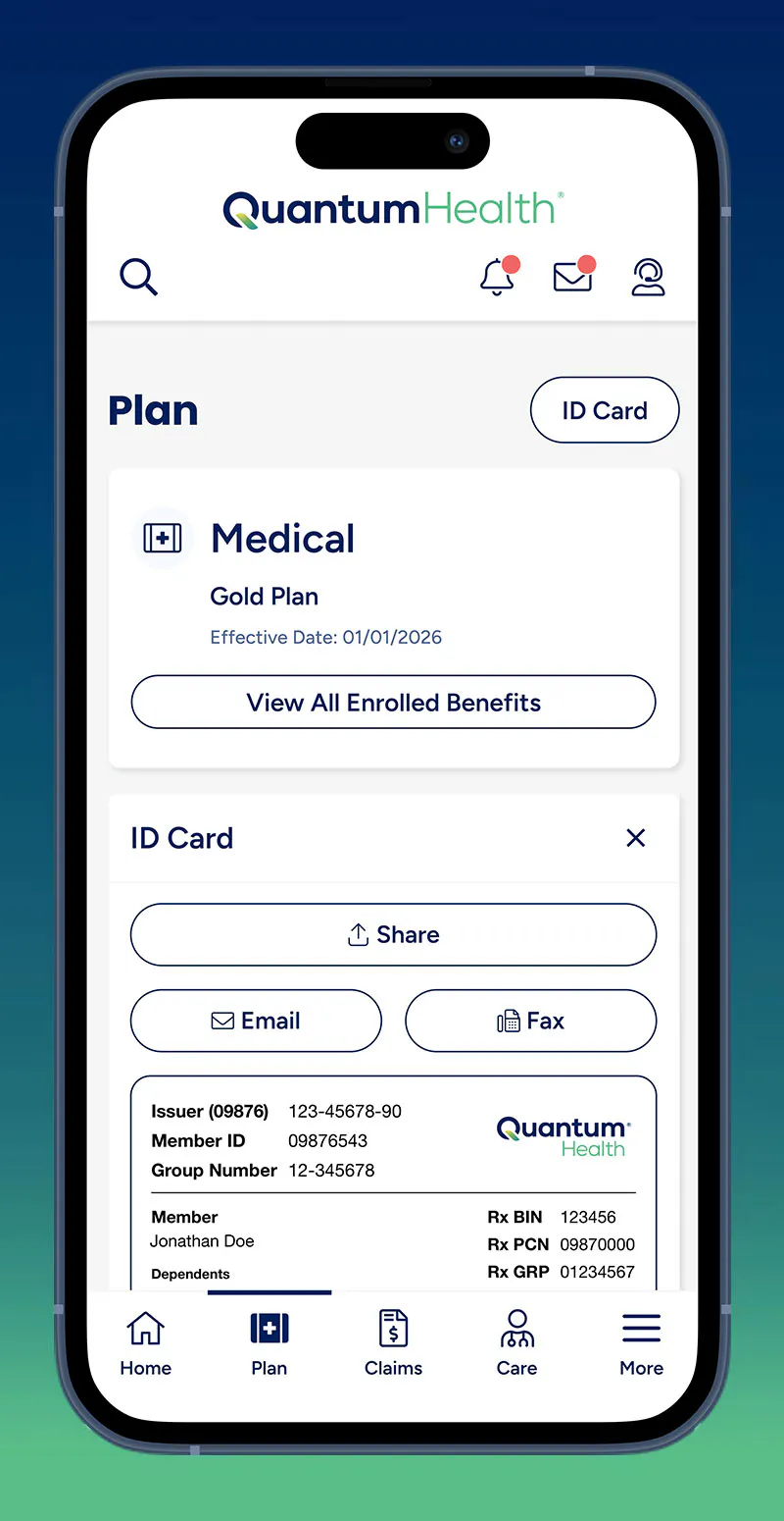 ID card in the app