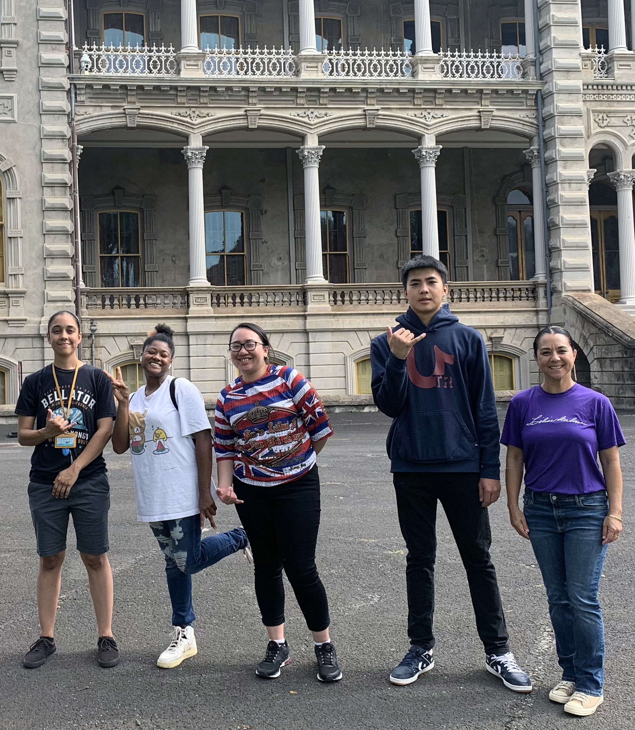 ʻŌpio from Lydia House enjoyed a learning trip to Iolani Palace in February 2024.
PHOTO: PHOEBE SCHMULL