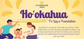 Snippet of the Ho'okahua Flyer for Makua and Keiki.