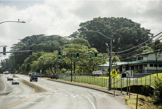 The location of the new Kipuka Keaau Community Center project