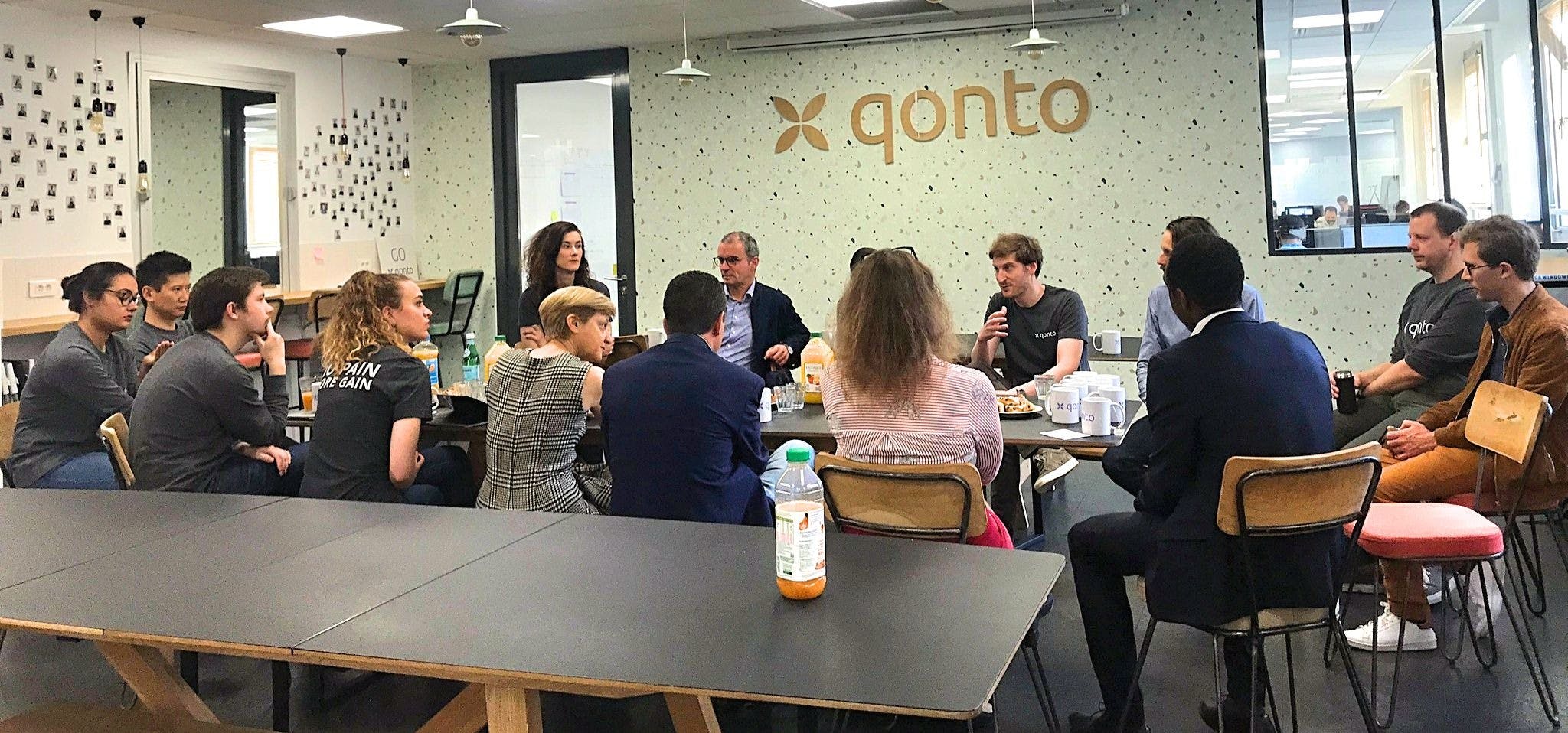 petit-déjeuner utilisateurs Qonto