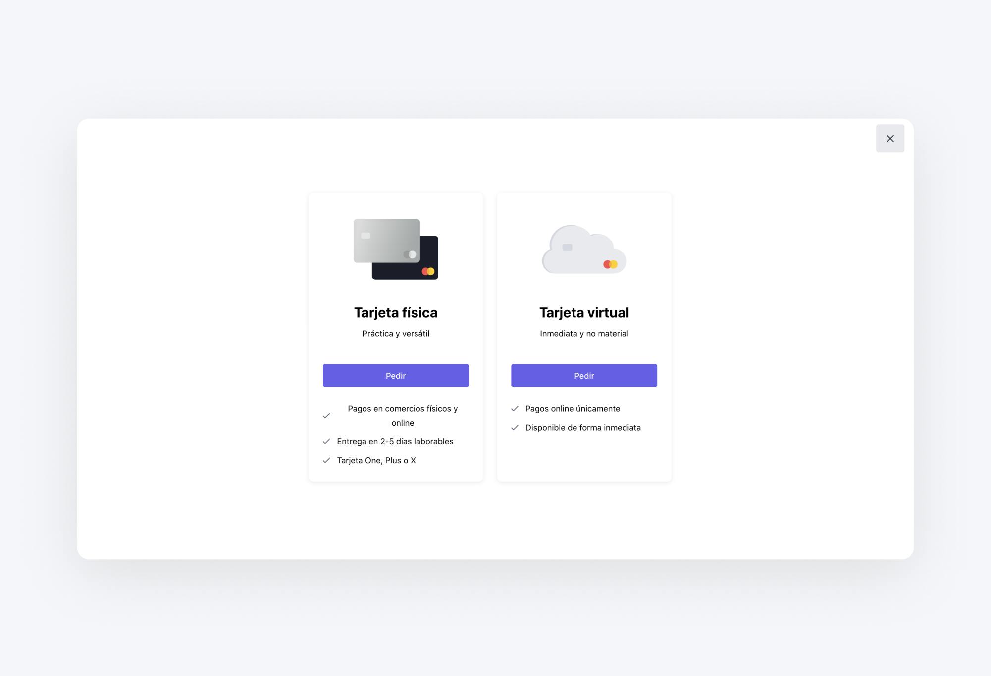 tarjetas físicas y virtuales Qonto