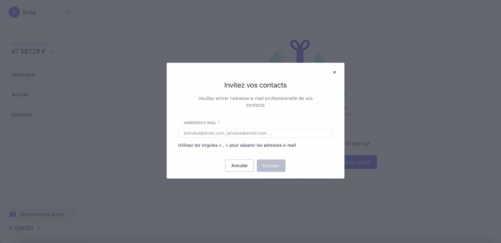 screenshot parrainage