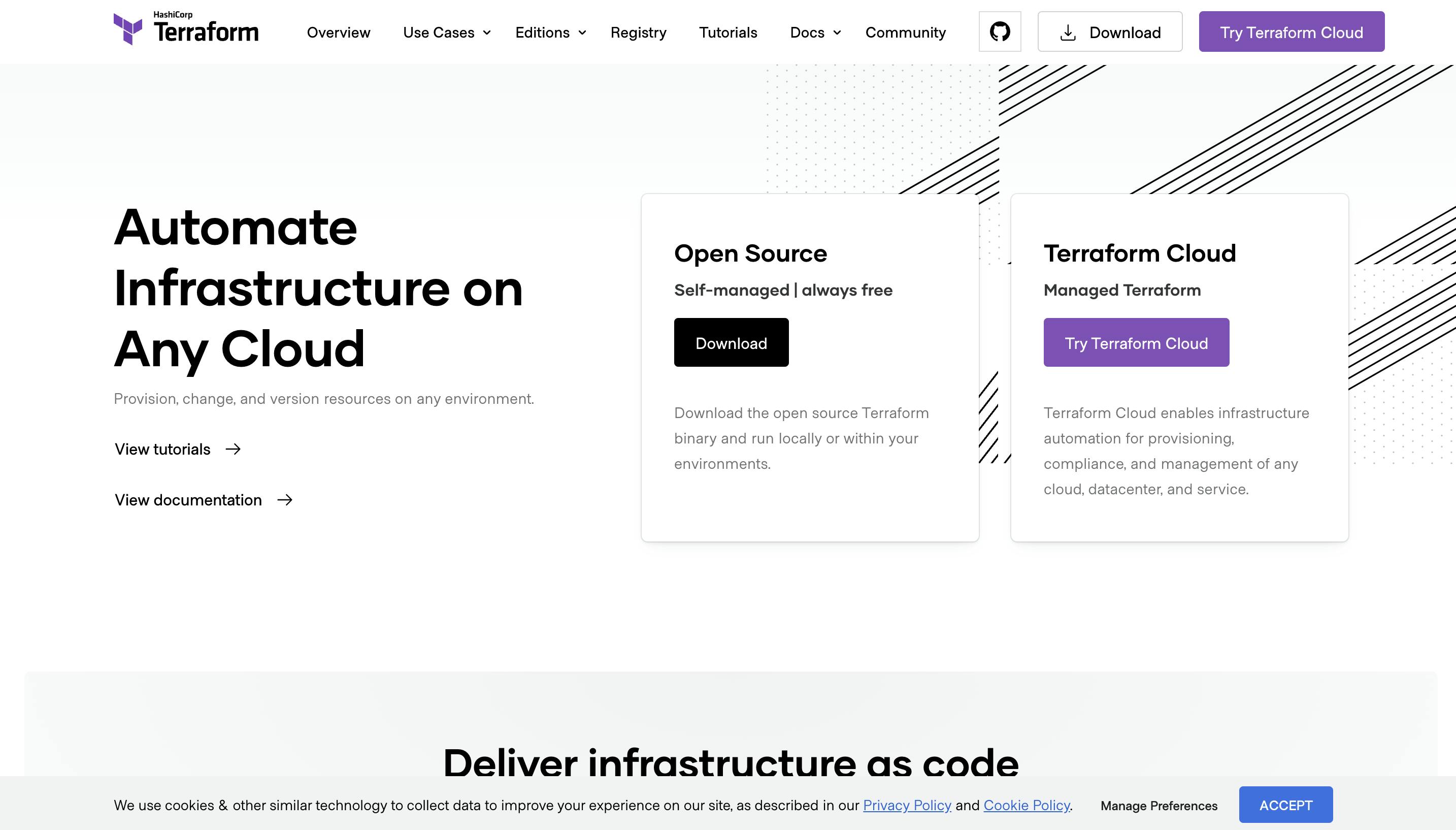 Terraform Landing Page 