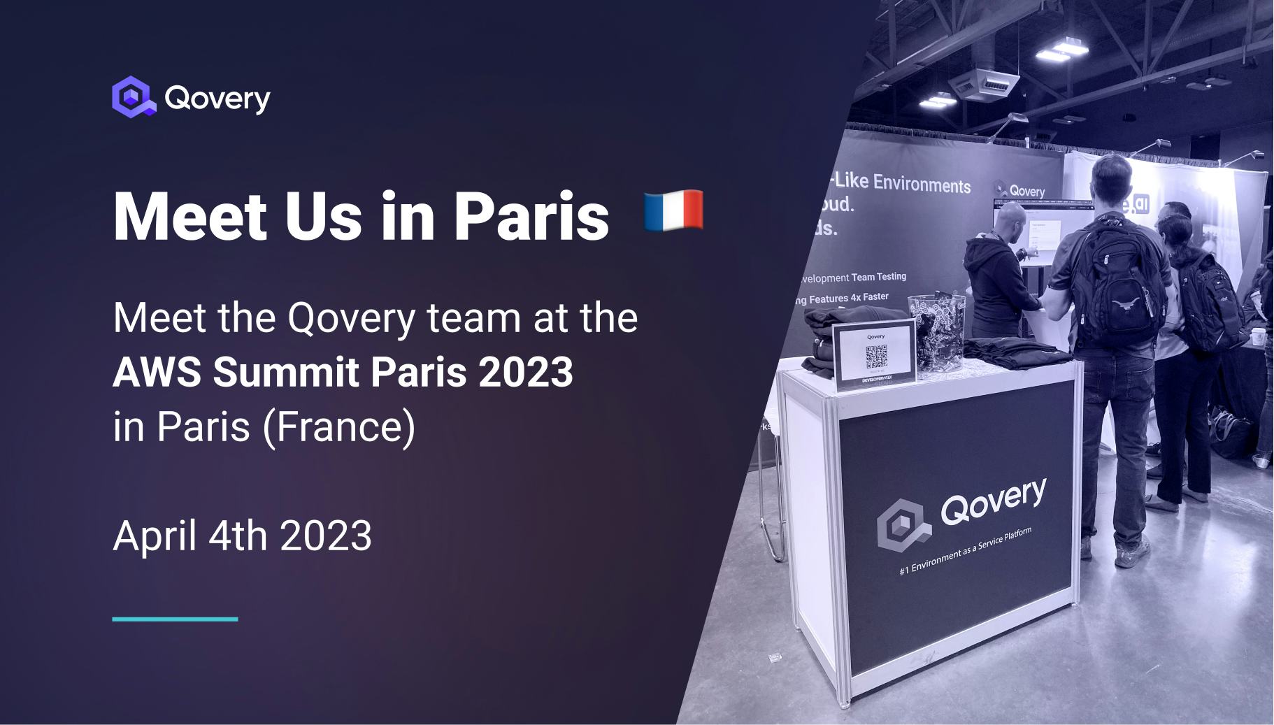 AWS Summit Paris 2023 - Meet the Qovery Team  - Qovery