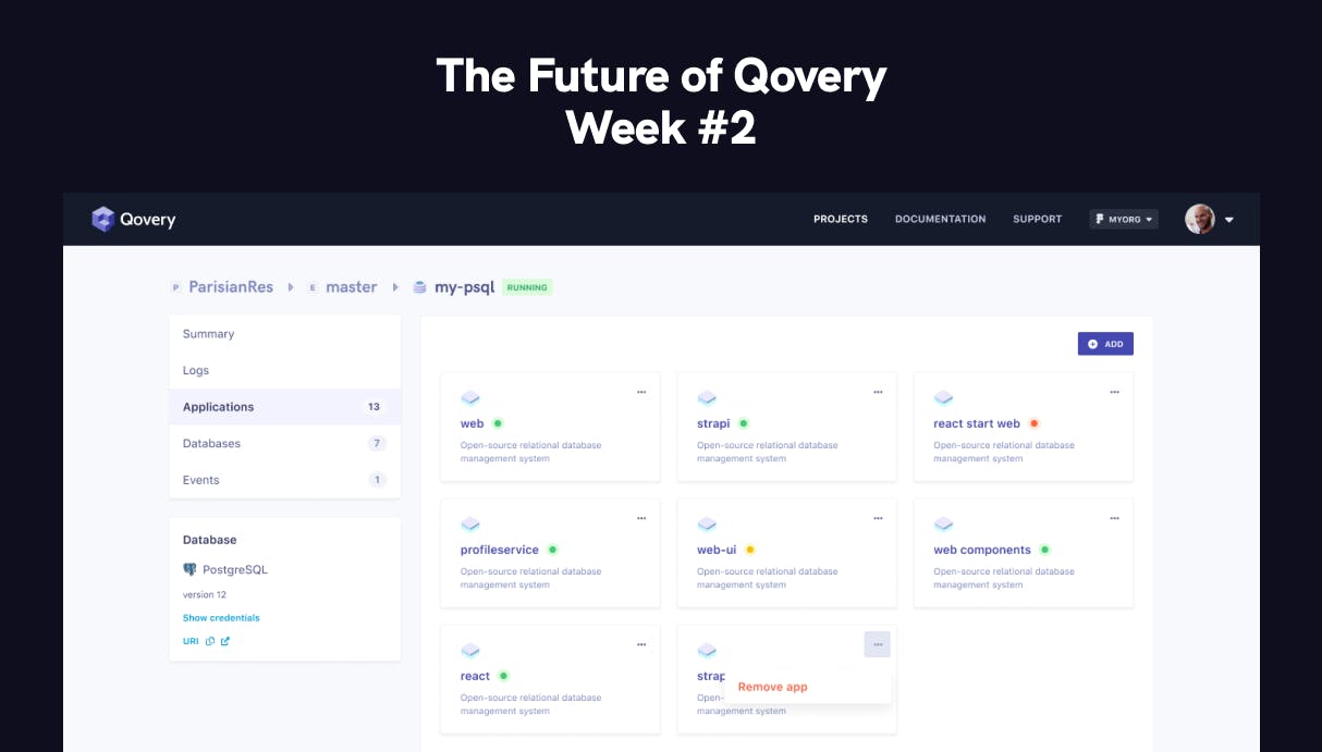 The Future of Qovery - Week #2 - Qovery